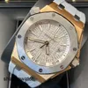 Klassische Armbanduhr, taktische Armbanduhr, AP Royal Oak Offshore-Serie 15711OI.OO.A006CA.01, Roségold-Herrenuhr, Chronograph