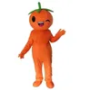 Wydajność Friuts Orange Mascot Costume Halloween przyjęcie urodzinowe Reklama Parada Parada dla dorosłych Używanie garnituru na świeżym powietrzu