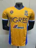 Fußballtrikots Retro Tigres Vintage klassisches UANL Heim-Auswärts-FußballshirtH240306