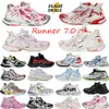 Runners 7.0 Hommes Casual ChaussuresGraffiti Noir Fluo Vert Bourgogne Cuir Gratuit Gris Violet Clair Néon Jaune Blanc Marque De Luxe Femmes Hommes Grande Taille Baskets Baskets