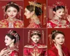 Nakrycia głowy 2021 Prawdziwe czapki ślubne nakrycie głowy sukienka ślubna chińska atmosfera Phoenix korona krok na bujanie ornament włosów fem1348415