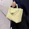 Sac tissé 2023 automne/hiver nouveau sac femme Andiamo en cuir véritable une épaule sac à bandoulière polyvalent sac à main tendance