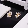 Stud Designer boucles d'oreilles Stud marque boucles d'oreilles boucles d'oreilles haute Designer boucle d'oreille classique or perle bijoux femmes cadeaux de mariage présente 240306