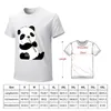 Polo da uomo T-shirt Panda Neri Personalizzati Personalizzati Progetta le tue magliette da uomo in edizione personalizzata