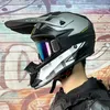 Motorcykelhjälmar Ljus off-road nedförsbacke Racing Full Face Helmet Dot Godkänd kors