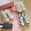 Designer Shoes Casual Shoes Sneakers Outdoor Panda White pink pearl thick sole leather air vent walking shoes Fashion