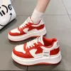 Red 2024 Board Spring Leisure Sports Versatile Fashion Womens Shoes 81626