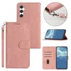 hoesjes voor Samsung S24 Ultra S23 Plus FE A05S A15 A25 A35 A55 A05 A24 M54 A34 A04E A54 A14 oud PU lederen portemonnee houder flip cover ID-kaartsleuf retro vintage buidelriem