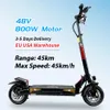 European US Warehouse Foldable 2 Wheel Portable Mobility Electric Scooter 800w For Adult 240222