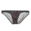 Cuecas masculinas sexy roupa interior baixo-rise briefs bulge bolsa capa bikini respirável hombre cuecas masculinas leve