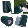 Decorative Flowers Wreaths 151000Cm Garden Self Adhesive Joining Green Tape Synthetic Seaming Grass Jointing Decoration Lawn Tu605 Dhhfp