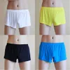 Underbyxor Mens Ice Silk Panties Boxers Briefs Trunks Sheer Breatble Baggy Seamless Shorts underkläder Boxer Shorts and Underbyxor