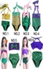 Barn som simmar bikinis Sätt två stycken Baby Girls Bathing Suit Baby Girls Mermaid Swimewear Bathing Suit6750625