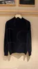 Mens Sweaters Spring loro piano Navy Blue Brown Khaki Round Neck Long Sleeve Cashmere Sweater
