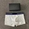 Onderbroek 3D Pouch Shorts Onderbroek Naadloze Mannelijke Boxerbroek Nieuwe Mode Brief Afdrukken Boxershorts Ademend Katoen Heren Ondergoed