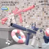 ألعاب Gun Gun Toys Summer M416 مياه كهربائية مسدس القابلة لإعادة الشحن بعيدة المدى ، لعبة الفضاء الفضائية ، لعبة الرش الأطفال هدية فتى 230818 240306