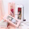 Autres fournitures de fête d'événement PVC fenêtre boîte à fleurs emballage boîtes portables bouquet transparent cadeau livraison maison jardin festif Dhhfj