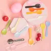 Disposable Plastic Fork Spoons Cake Ice Cream Salad Fruit Dessert Soup Tea Coffee Spoon Cakes Baking Shop Supplies T9I002582