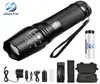 مصباح يدوي المصباح التكتيكي 8000 Lumens XML2T6 Zoomable 5 أوضاع الألومنيوم LANTERNA LED TORCH FARCHINGS FOR CAMPING7470234