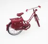 Nova nostalgia oldfashioned bicicleta modelo chama ornamento gás butano recarregável inflável isqueiro vermelho preto 8136133
