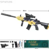 Toys Gun M416 Elektrikli Otomatik Tüfek Su Kuru Bombası Jel Keskin Nişancı Oyuncak Taban Tabanca Plastik Model Çocuklar İçin Yetişkinler Çekim Hediye 240306