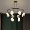 Kroonluchters Chinese volledig koperen hanglamp woonkamer restaurant studeerkamer slaapkamer kroonluchter licht luxe creatieve klassieker