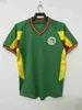 Fußballtrikots Senegal Retro-Fußballtrikot BOUBA DIOP H.CAMARA KH.FADIGA DIAO klassisches Vintage-FußballshirtH240306