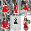 Kleid Weihnachtskleid Mädchen Hasenrock Sexy Frauen Cosplay Weihnachtstanzkostüme Niedliche Weihnachtsmannkostüme Bühnenshowkleid