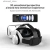 Dispositivi VR/AR Casco per occhiali 3D per realtà virtuale VR G06ED VR Adatto per smartphone iOS Android 4,7-7,8 pollici Q240306