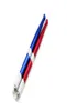 DHL 60st Professional Manual Tattoo Permanent Makeup Eyebrow Pen 30 Red and 30 Blue2161714