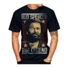 Homens camisetas Bud Spencer Terence Hill 3D Impressão Mens Camisetas Moda Casual O-pescoço Manga Curta Tees Hip Hop Harajuku Verão Oversized Tops