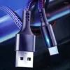 Light 5A Type C Cable Fast Charging USB For Xiaomi Huawei Note 7 Phone Accessories Data Charger