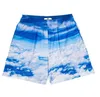 Shorts pour hommes l7x0 Emmanuels Designer Swim Beach nage à craquille détendue Géométrie de broderie de poids moyen