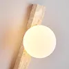 Lámpara de pared Crema Piedra Luz Diseñador Arte Comercial Sala de estar Pasillo Decoración Casa de familia Mesita de noche