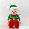 Gefüllte Plüschtiere Großhandel Weihnachtsmann Puppen Elch P Spielzeug Schneemann Tuch Weihnachtsgeschenke Aktivität Drop Lieferung Ota0T