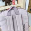 Rugzak Nylon Dames Laptop Meisje Preppy Stijl Effen Kleur Eenvoudig Snoep Grote capaciteit Zachte stof Hoge textuur Schooltassen