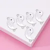 チャーム10pcs/lotオイルドロップyin yangji baguaペンダントカンフースタイルエナメルチャームdiy earringsキーチェーンアクセサリーセット