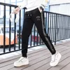 Herrspårsdräkter Designer Brand 2023 Tidig Autumn New Casual Pants Trend High End Fashion Legings Sports Black Guard 9 Points 6y9Q