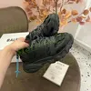 2024 Casual Shoes Triple S track 3.0 Sneakers Transparent Nitrogen Crystal Outsole Running Shoes Mens Womens Trainers Black White Green SIZE 35-45 T36