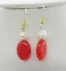 Dangle Earrings Free Delivery! 7 Pairs 13X18MM Natural Brazilian Semi-precious Stones And Pearls Charm Ladies