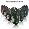 Souris sans fil silencieuse originale Wolf X8 gratuite 2,4 GHz USB 24 000 DPI Souris optique pour bureau à domicile utilisant PC portable Gamer avec emballage de vente au détail