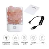 Nattlampor USB Crystal Light Natural Himalayan Salt Lamp Air Purifier Mood Creator inomhus varmt bord sovrum lava led lamp6552666 dipy