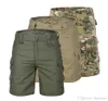 Men Tourism Hiking Shorts Quick Dry Large Multi Pocket Loose Outdoor Climbing Training Tactical Camouflage Cargo Short Trousers7951608