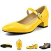 Projektantki obcasy damskie buty damskie damskie obcasy sandały mody impreza biuro ślubne pompki kolorowe111