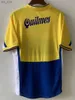 Koszulki piłkarskie Retro Classic Boca Juniors Soccer Jerseys 1981 Roman Palermo Riquelme Football Shirth240306