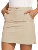 Sukienki kobiety na zewnątrz skort golf skort skort spódnica upf 50+ Szybkie suche kieszenie z suwakiem Aktywne spódnice