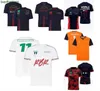 Polos masculinos Nova F1 Racing T-shirt Equipe de verão Camisa de manga curta Mesmo estilo personalizável 4t40