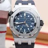 Elegant handledsklocka racing armbandsur AP Royal Oak Offshore 15720st.OO.A027CA.01 Watch Clock Mens Watch Mechanical Watch 42mm