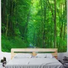 Vert bambou forêt Nature tapisserie conception bois Grain tapisserie forêt tenture murale salon décoration décor à la maison arbre mur 240304