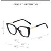 Lunettes de soleil Frames lnfcxi Fashio Square Anti-Blue Glasses Fames Femmes Vintage Optical Red HEPPORTOLSES FEMMES Spectacles OCULOS